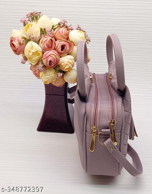 women sling bag in trendy fashion look crossbody bag in 3 compartment  - WYNAMIX store