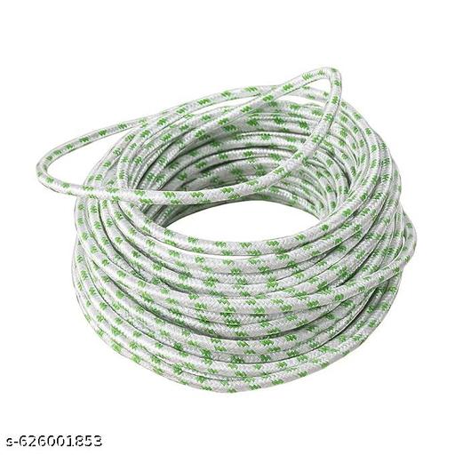 jayanti stores 40 Meter Heavy Duty Clothesline Rope [10 Meter Pack of 4 = 40 Meter] Adjustable, Anti-Slip Polyester Laundry Line for Indoor & Outdoor Drying – Strong, Multicolour Kapde Sukhane ka Rassi - WYNAMIX store