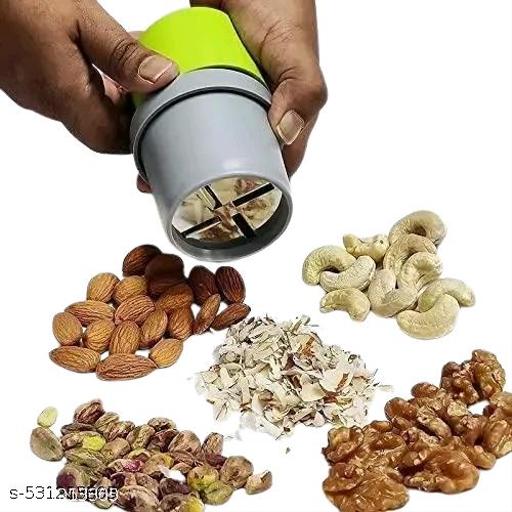 Dry Fruit and Nut Cutter Slicer, fine Cup Slicer Kitchen Gadget for Dry Fruit Chopper, Badam kaaju Walnut Pista Cutter Chopper Machine Hand Nuts Chopper for Kitchen Items for Gift Home Gadgets - WYNAMIX store