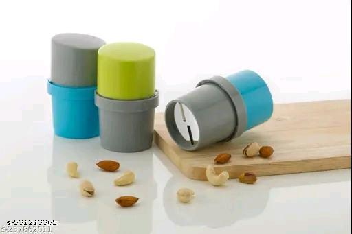 Dry Fruit and Nut Cutter Slicer, fine Cup Slicer Kitchen Gadget for Dry Fruit Chopper, Badam kaaju Walnut Pista Cutter Chopper Machine Hand Nuts Chopper for Kitchen Items for Gift Home Gadgets - WYNAMIX store