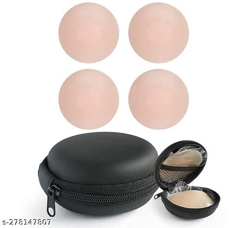 Reusable Silicone Nipple Covers - 2 Pair | Up to 30 Uses | Hypoallergenic Adhesive Pasties for Women | Skin-Friendly Nipple Pasties for Any Outfit | Stay Confident and Comfortable - WYNAMIX store