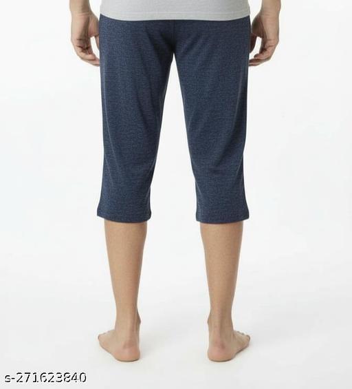 DHISHA Men Solid Bermudas Three Fourth(pack of 2) - WYNAMIX store