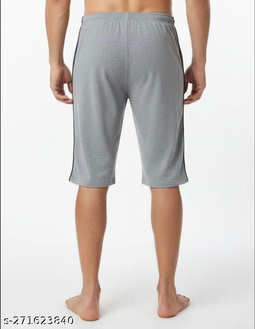 DHISHA Men Solid Bermudas Three Fourth(pack of 2) - WYNAMIX store