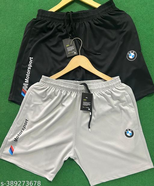 Men black& grey casual running sportwear short formen pack of 2 - WYNAMIX store