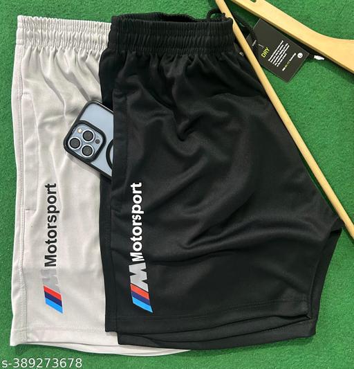 Men black& grey casual running sportwear short formen pack of 2 - WYNAMIX store