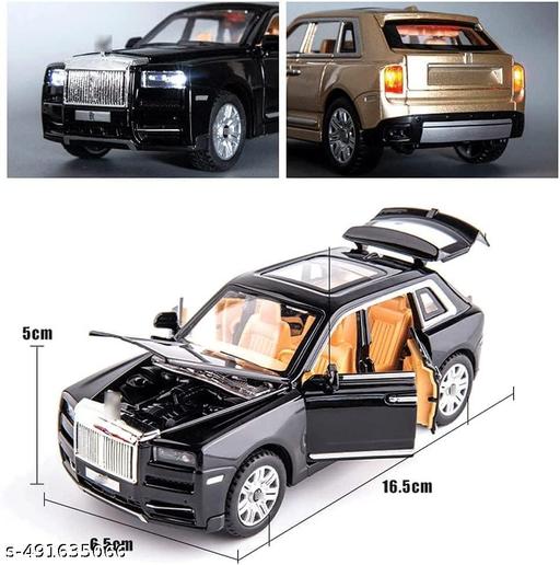 Exclusive Model Scale Model Toy Car Exclusive Alloy Metal Car Pull Back Die-cast Car Toy car with Openable Doors & Light, Music Boys Gifts Toys for Kids (Resembling Rollz Royse Cullinan 1:32)(Multi Color) - WYNAMIX store