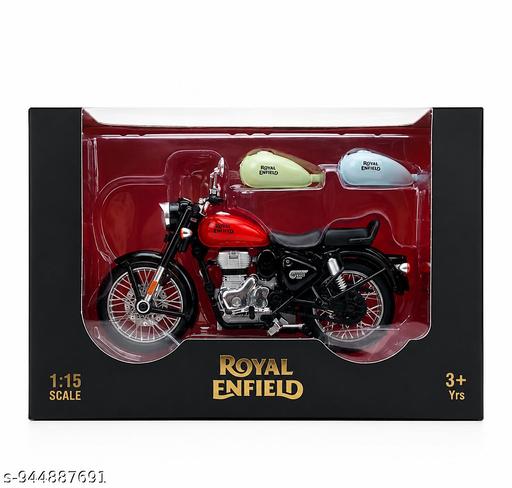 Royal Scale Model 350 Motorcycle Toy - Pull Back Action, Freewheel... - WYNAMIX store