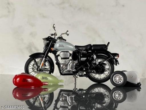 Royal Scale Model 350 Motorcycle Toy - Pull Back Action, Freewheel... - WYNAMIX store