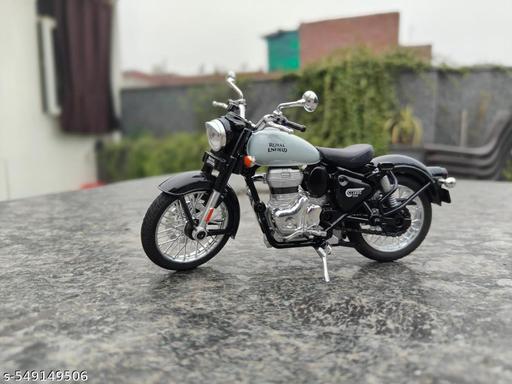 Bullet Royal Enfield Scale Model  Motorcycle Toy Classic 350 Bullet Bike DIY Motorcycle Scale Model 1:15 Bike Toy - WYNAMIX store