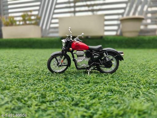 Bullet Royal Enfield Scale Model  Motorcycle Toy Classic 350 Bullet Bike DIY Motorcycle Scale Model 1:15 Bike Toy - WYNAMIX store