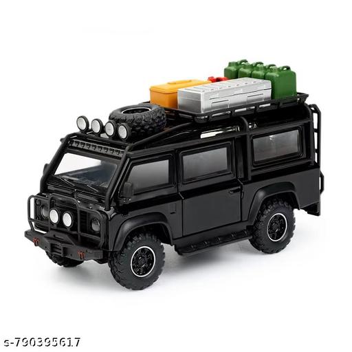 1:32 Scale LAND ROVER DEFENDER VAN - BLACK Die-Cast Metal Car with Sport car Openable Doors Light and Sound,Pull Back Function Indoor Outdoor Toy for Kids  - WYNAMIX store