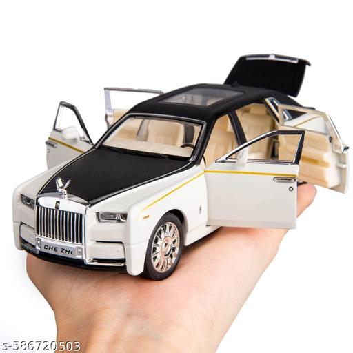 Luxury Diecast Toy Car for Kids | Metal Pull Back Model Car with Lights, Music & Openable Doors - WYNAMIX store