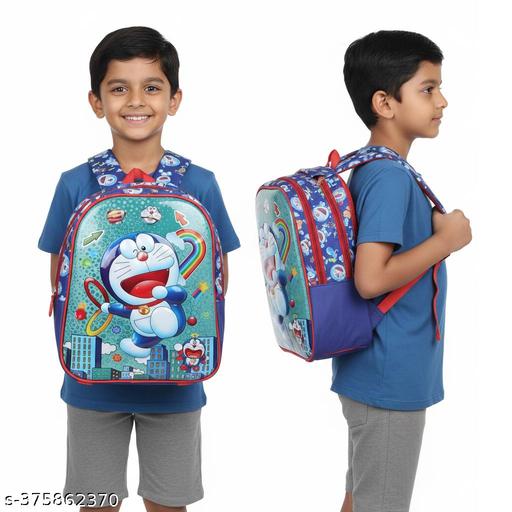 Trendy 13 Inches School Bag for Boys and Girls | Ideal Small Kids Bag UKG Nursery 1st Class Cartoon Printed Waterproof Backpack Bag (3+ years) - WYNAMIX store