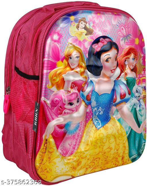 Stylbase Barbie 3d School Bag For Boys And Girls Cartoon Printed Waterproof Backpack Bag Ideal For Small Kids Bag UKG Nursery 1st Class Girls School Bags 5-7 years 15 Inches - WYNAMIX store