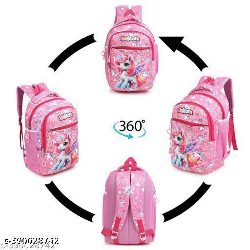 Bags for School Kids/Boys Bag Girls Bag/ Primary School Bag/ Durable Bag/Pink Bag/Bag/Stylish Bag/ Bag for Kids ( 5-7 year kids)  - WYNAMIX store