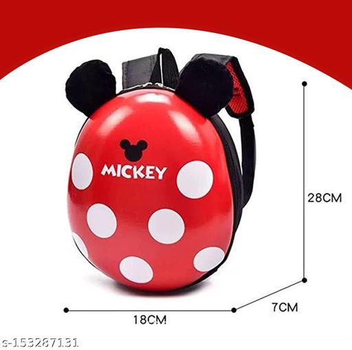 Children's School Bag Backpack Kids Cartoon Animal Multi-Purpose Bag (Mickey Red) - WYNAMIX store