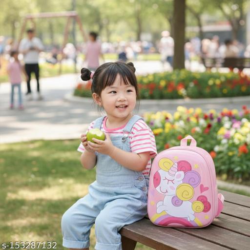 Kids Backpack – Cute Rainbow Horse Design, Waterproof School Bag for 2 to 4 Years School Students (Pink) - WYNAMIX store