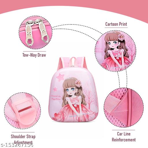 SYGA Kids Backpack – Cute Princess Design, Waterproof School Bag for 2 to 4 Years School Students (Girl Pink)  - WYNAMIX store