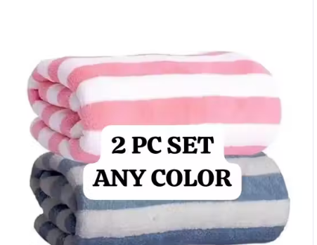 BATH TOWEL SET OF 2 PC FULL SIZE HIGH QUALITY - WYNAMIX store