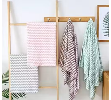PACK OF 2 FULL SIZE TOWEL ASSORTED DESIGN FOR BATH BEACH HAIR GYM LUXURY HIGH ABSORPTION - WYNAMIX store