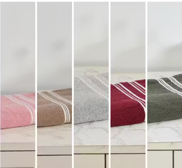 Set of 2 - Cotton Bath Towel Large Size Soft Fade Resistant 400 GSM (Brand Cotton Bolls Textiles) - WYNAMIX store