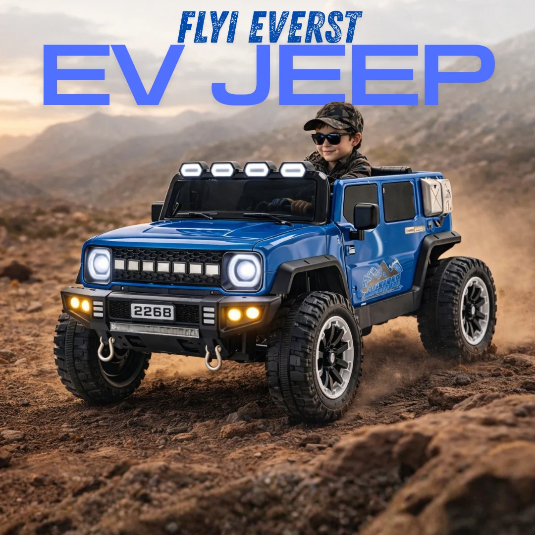 Electric Jeep-12V Rechargeable Ride - WYNAMIX store