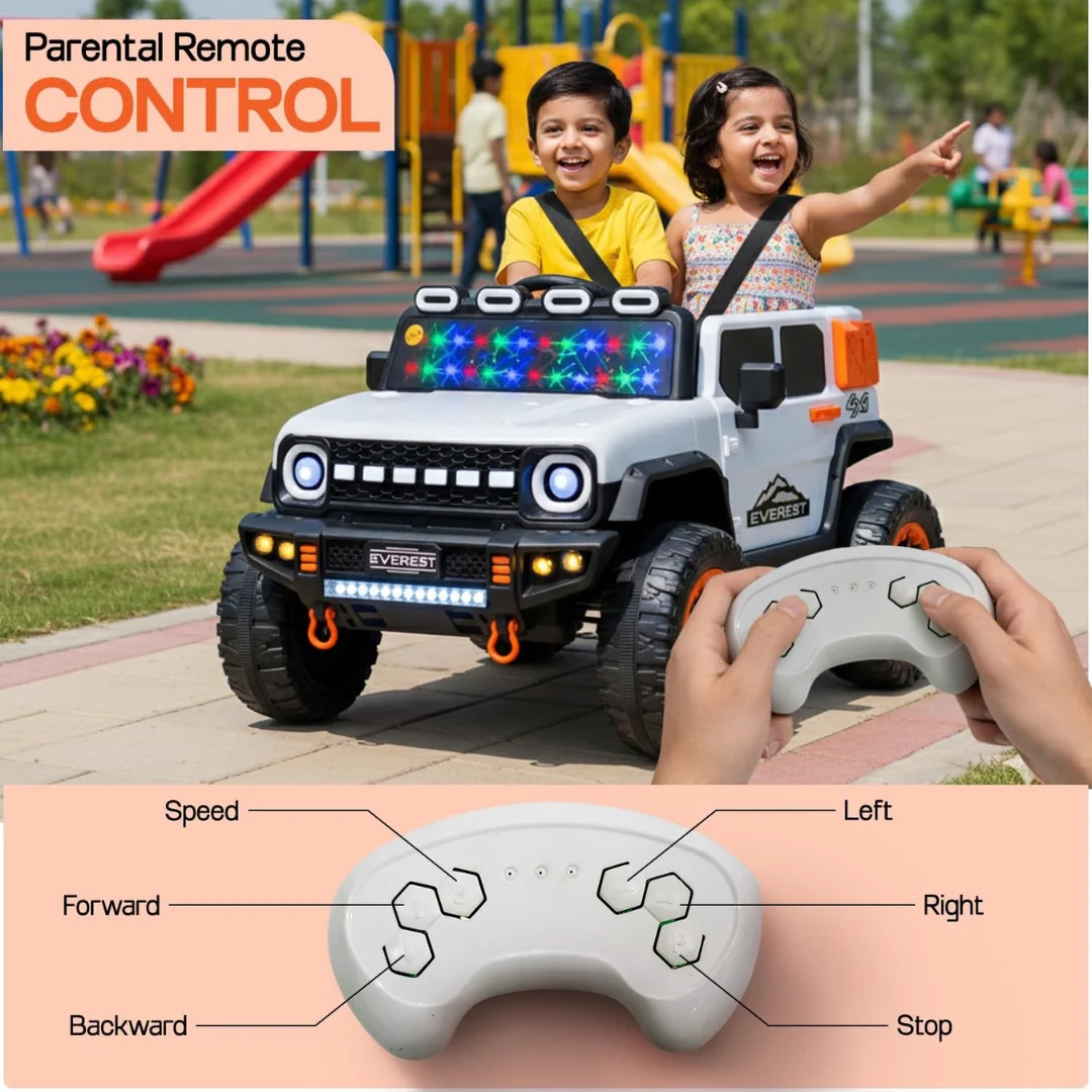 Electric Jeep-12V Rechargeable Ride - WYNAMIX store