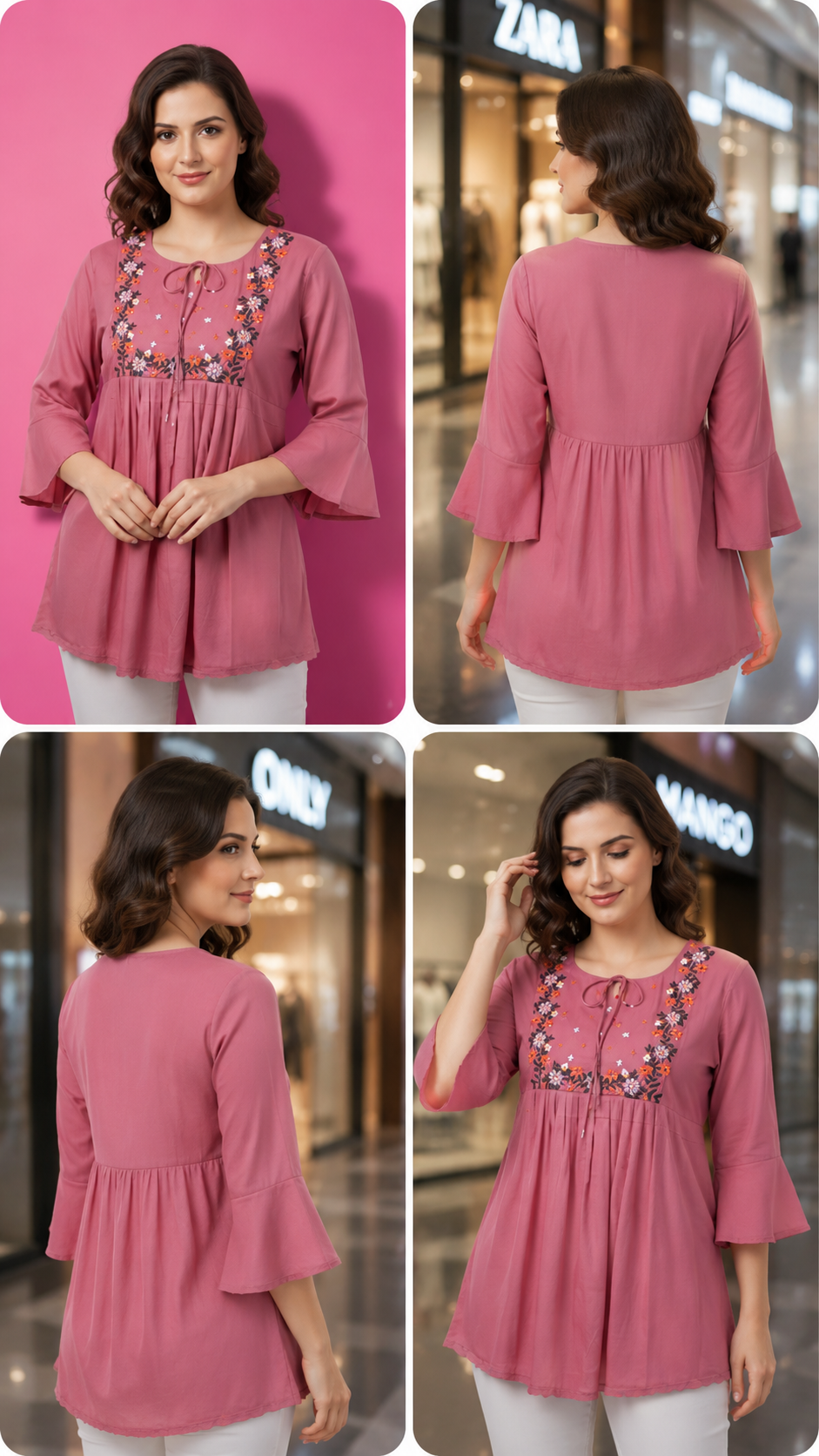  Top for women, top for girls, top for women, top for regular use, girls top for office use, plain top, regular top, classic top, topper, ladies topper, girls topper, top and tunics, top under 200,top under 300 ₹270 onwards - WYNAMIX store