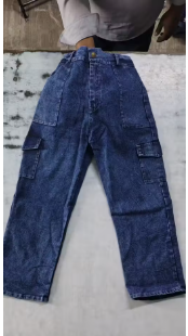 Denim bell bottom jeans  - WYNAMIX store