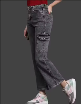 PREMIUM GREY DENIM JEANS FOR WOMEN - WYNAMIX store