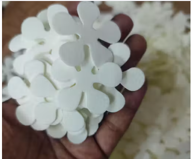 0.8 mm ivory foamiran sheet for flower making 60*70 cm size pack of 1 sheet - WYNAMIX store