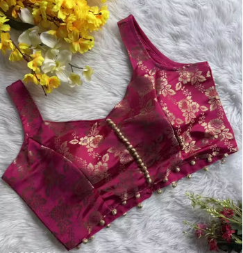Premium Banarasi Silk Zari Work Blouse for Women - Perfect for Festive and Wedding - WYNAMIX store