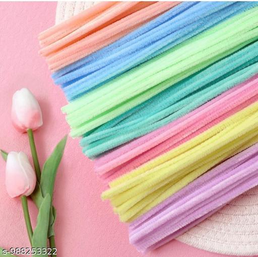 100 PC PASTEL COLOURS PIPE CLEANERS,... - WYNAMIX store