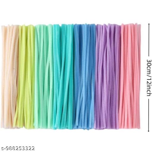 100 PC PASTEL COLOURS PIPE CLEANERS,... - WYNAMIX store