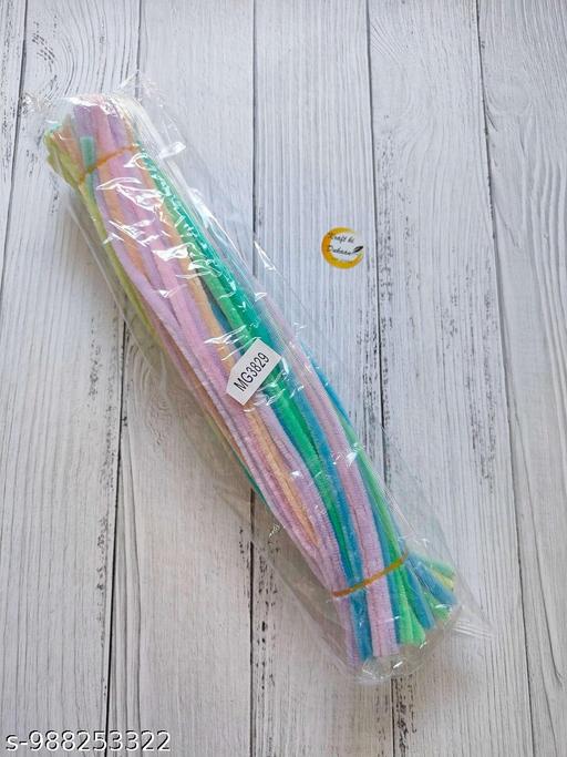 100 PC PASTEL COLOURS PIPE CLEANERS,... - WYNAMIX store