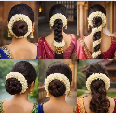 KALARTONS Premium Artificial Hair Gajra – Pack of 5  || 8-10 Inch || Hair & Home || Hair accessories & Home Decor || Women & Girls || Washable and Multiuse DIY - WYNAMIX store