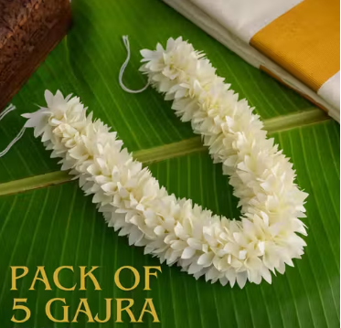 KALARTONS Premium Artificial Hair Gajra – Pack of 5  || 8-10 Inch || Hair & Home || Hair accessories & Home Decor || Women & Girls || Washable and Multiuse DIY - WYNAMIX store