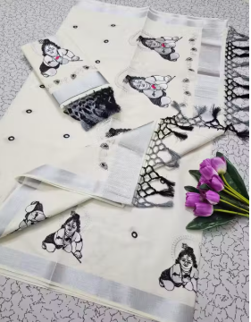 Kerala cotton saree  - WYNAMIX store