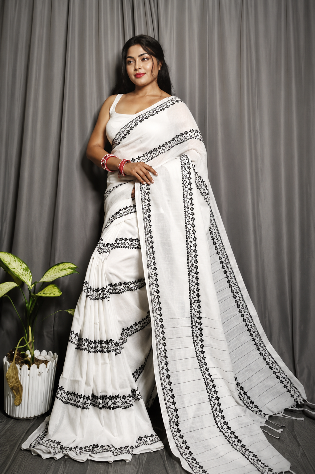 Exclusive Cotton Saree - WYNAMIX store