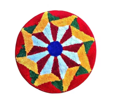 "DIWALI SPECIAL" Premium Microfiber Rangoli Doormat with 50x50 Cm  - WYNAMIX store