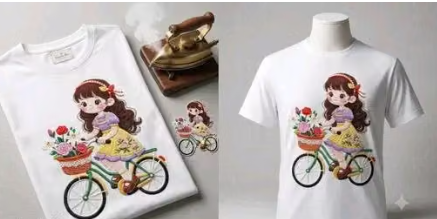 Name: DTF heat transfer stickers (Pack of 2 PCS) 1 Big nd 1 Small for saree ,kurti,t-shirt and all fabrics

Material: Polyster Fibre
Net Quantity (N): 1
Country of Origin: India - WYNAMIX store