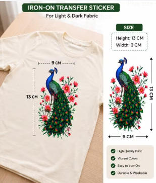 (2 PIC ) DTF HEAT TRANSFER EXCHANGE FOR SAREE,KURTI,LEHANGA,WEDDING DRESS - WYNAMIX store