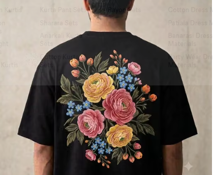 V.R *Vibrant Floral Applique Heat-Transfer Patches (4-Pack)** - WYNAMIX store