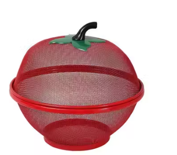 Krishiv Apples Shape Net Fruits & Vegetables Basket for Kitchen, Fruit Basket with Net Cover, Fruit and Vegetable Stand Basket, Fruit Net Cover  - WYNAMIX store