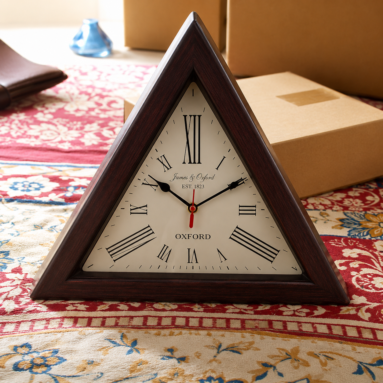 Tn 12 inch new triangle clock  - WYNAMIX store