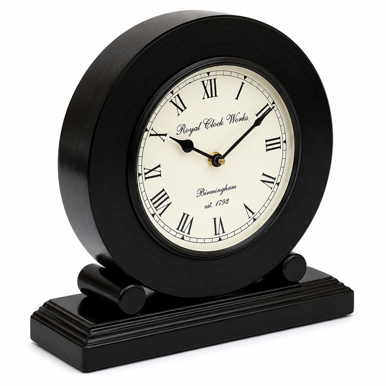 Arhaan 10 inch Silent Non Ticking Small Clock Battery Operated, Simply Design, for Bedroon, Bedside, Desk(Battery not Included) - WYNAMIX store