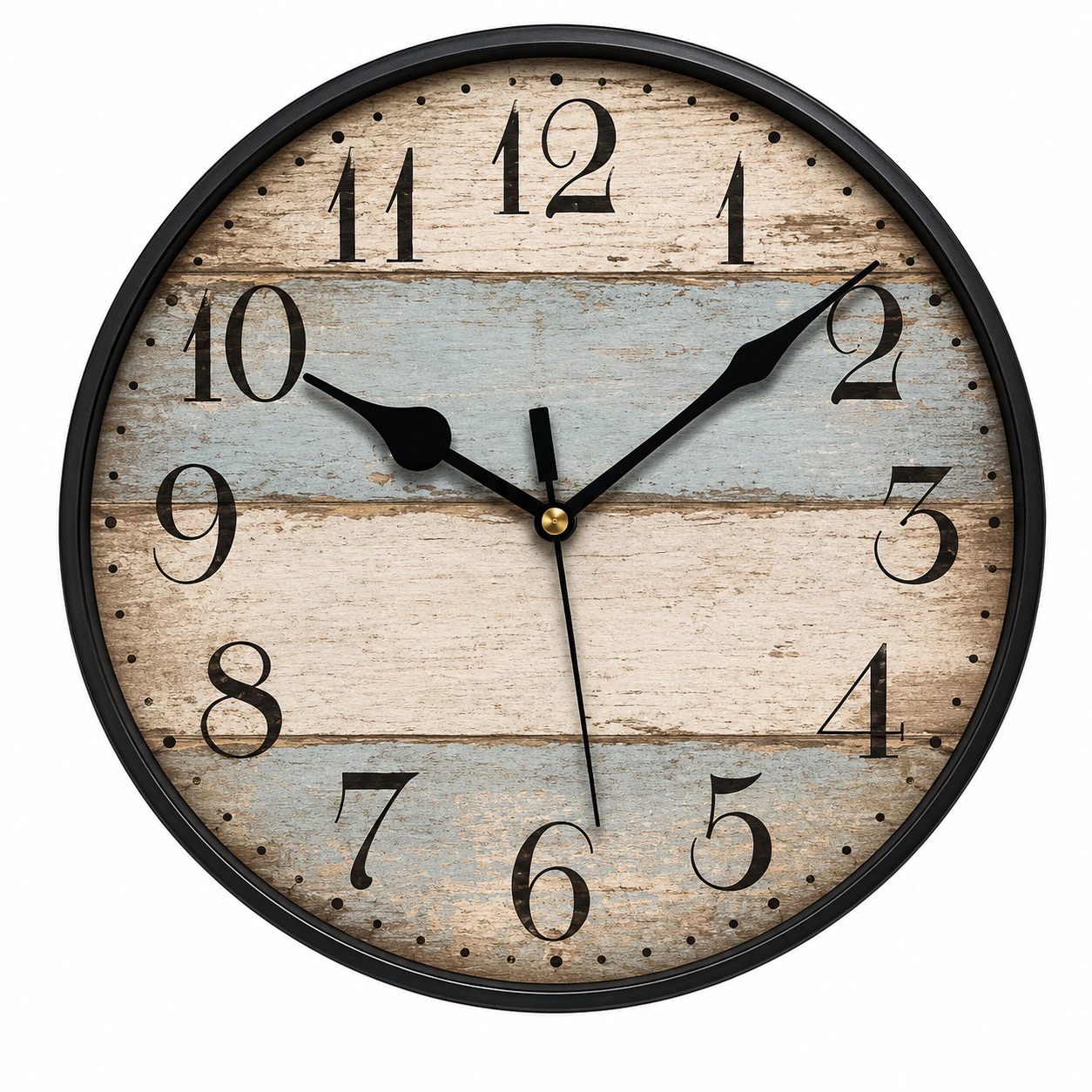 IIK COLLECTION Antique Designer Analogue Sweep Silent (No Tic-Tic Sound) Quartz Movement Round Wall Clock with Glass for Home, Kitchen, Living Room, Bed Room, Office (IIK-1503CS) - WYNAMIX store