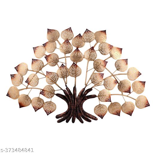 Elegant Metal Tree Wall Sculpture with Cutout Leaves - Perfect for Home Décor - WYNAMIX store