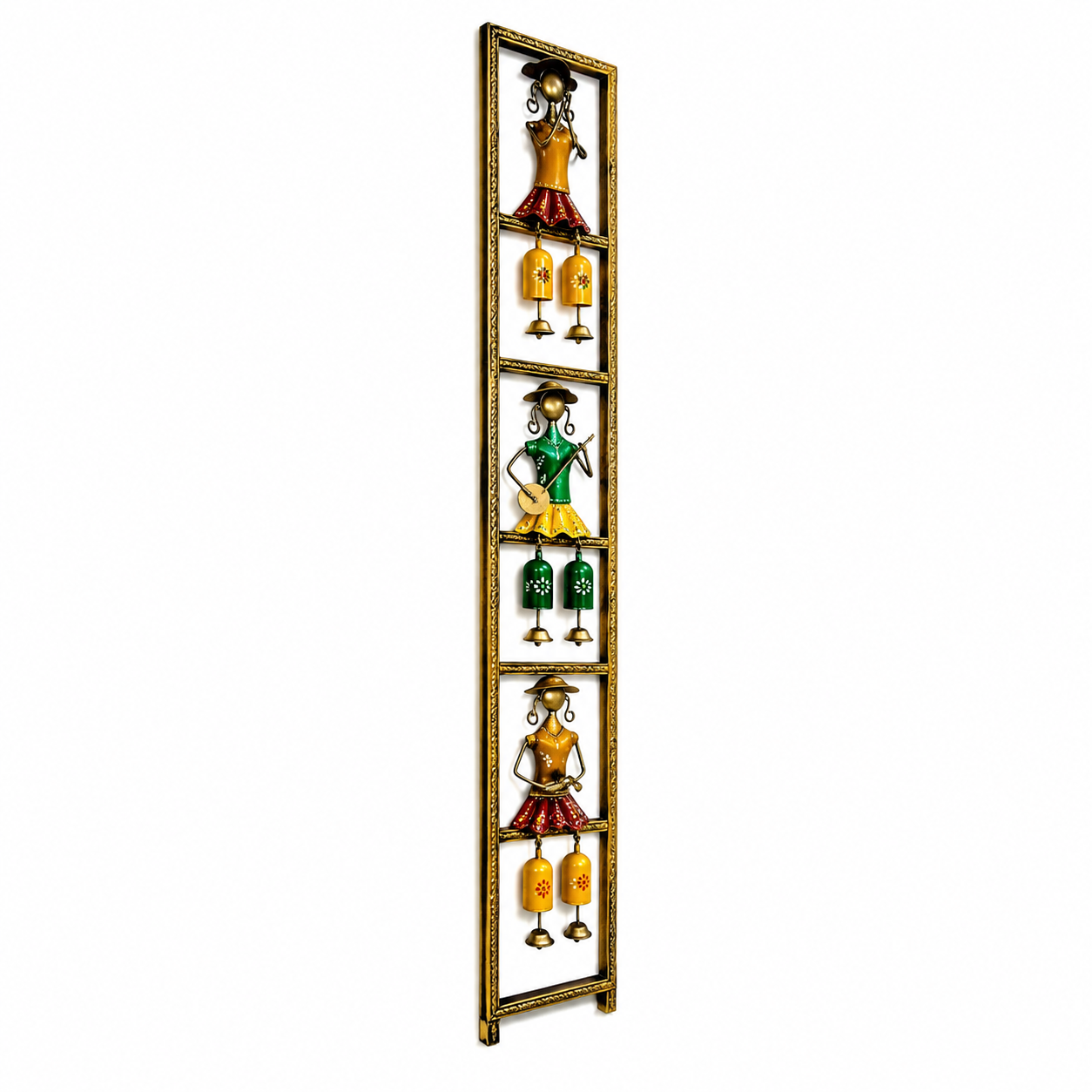 Royal crafts Metal Musician Wall Hanging | Iron Decorative Wall Art Frame for Home & Living Room - WYNAMIX store