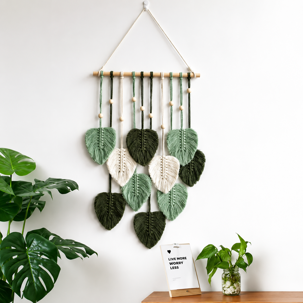 Macrame Wall Hanging Decor For Living Room Bedroom & Gifting | Handmade Wall Art Tapestry - WYNAMIX store